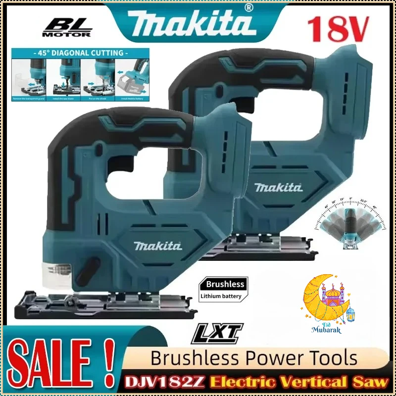 

Аккумуляторная бесщеточная сабельная пила Makita DJV182, 18В, многофункциональный инструмент для деревообработки
