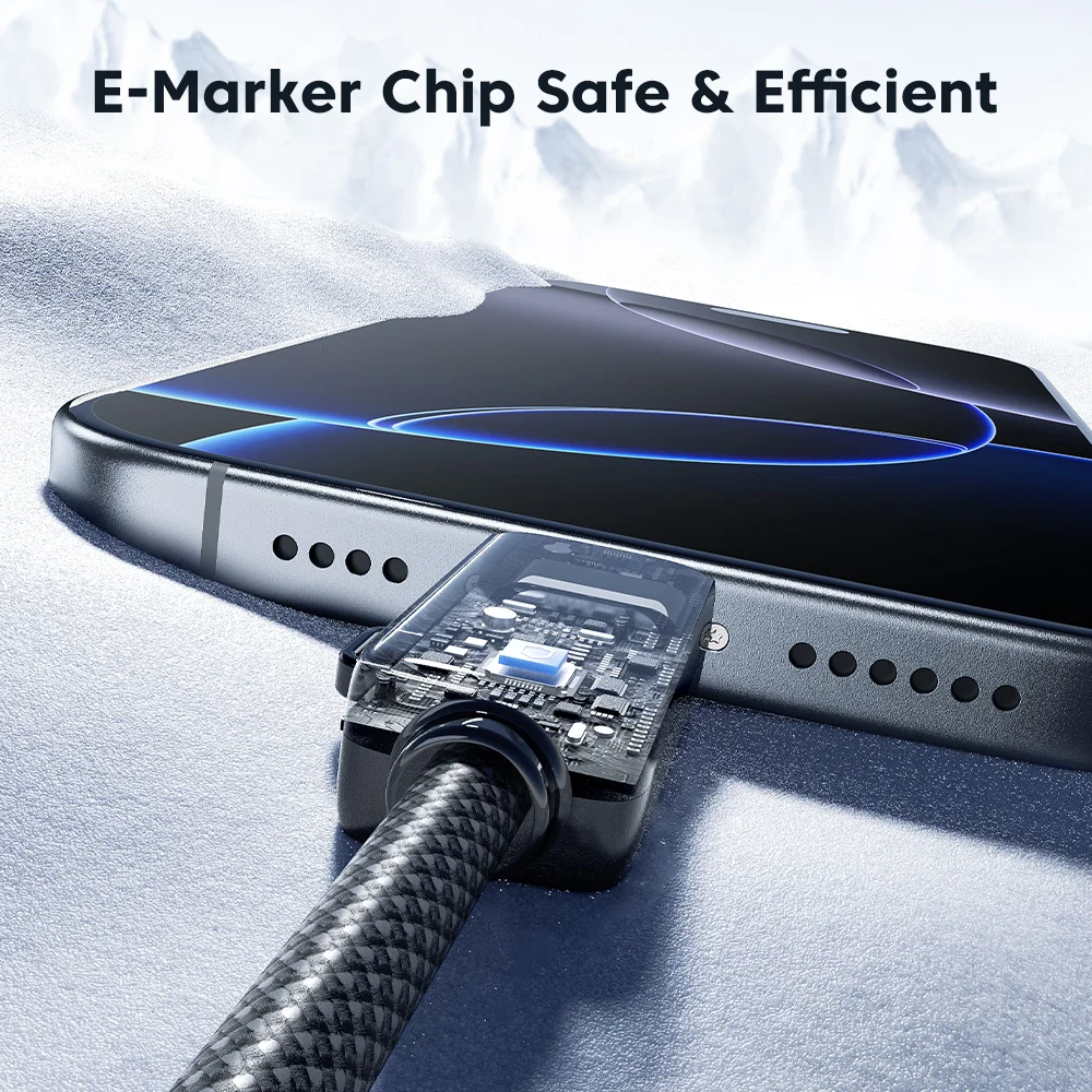 Toocki 240 Вт 1 5 м кабель USB C — Type 40 Гбит/с 8K при 60 Гц Ultra HD-дисплей 4 0 для передачи данных ноутбуков мониторов интерфейс Фото №5