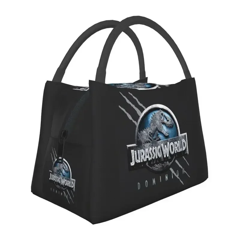 

Jurassic World Dominion Jurassic Park Insulated Lunch Bags for Camping Travel Dinosaur Leakproof Cooler Thermal Bento Box Women
