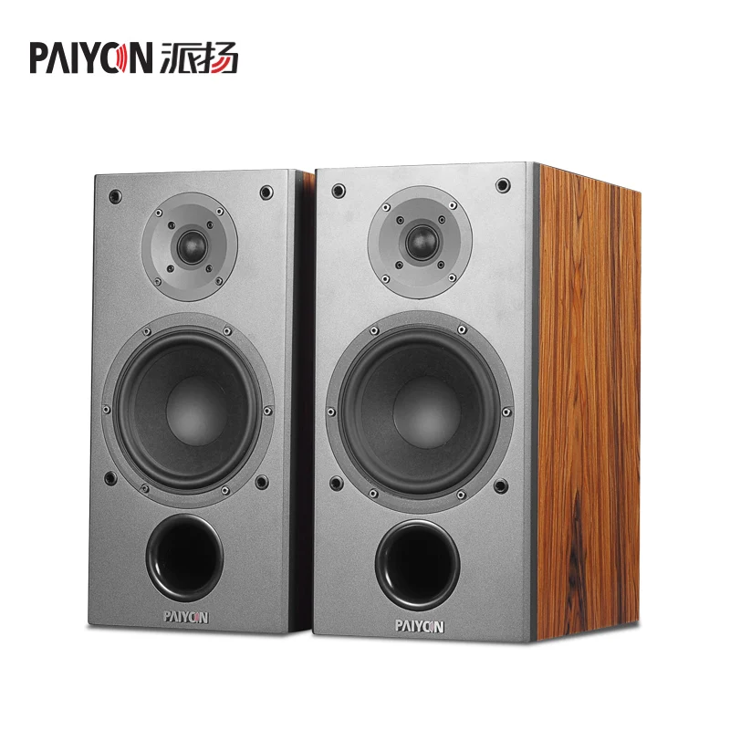 Genuined PAIYON P4 Passive Bookshelf Speakers Home Theater 2-Way Speakers with 1