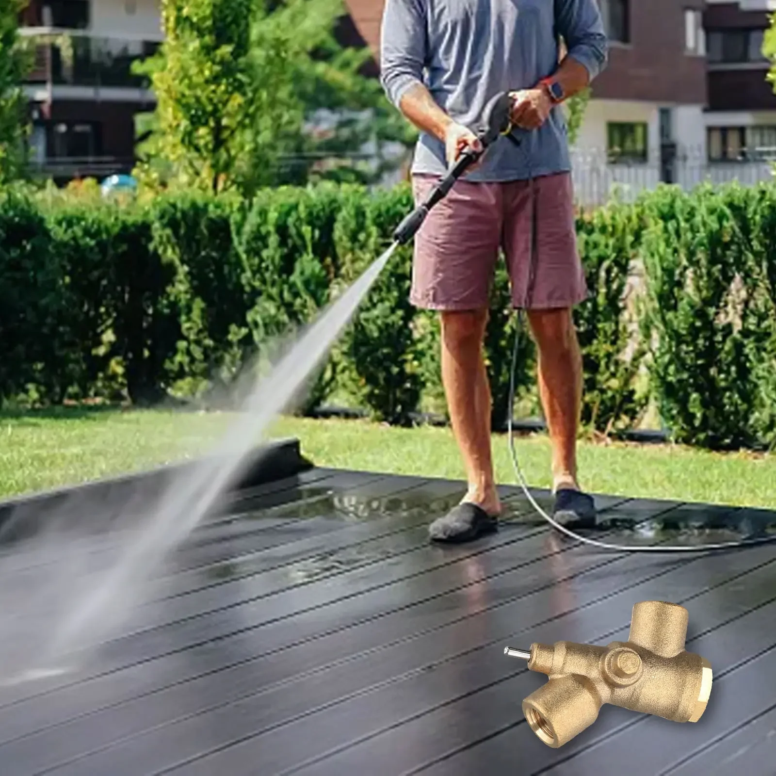 Copper Valve Accessory Designed to Enhance Performance of High Pressure Washers Operating at Standard Voltage Levels