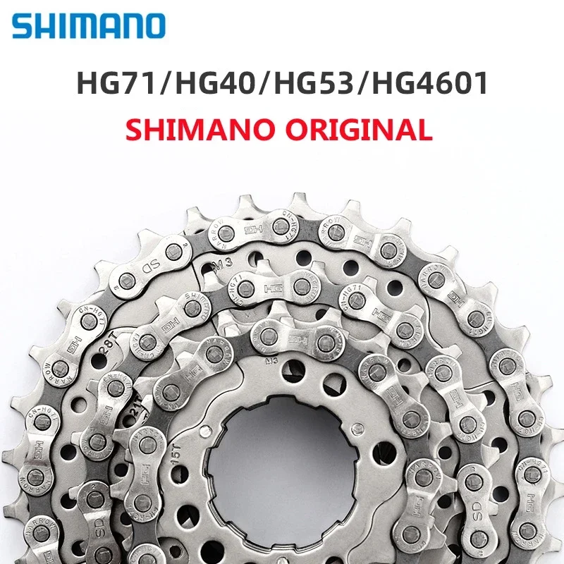 Shimano Bicycle Chains 8/9/10/11/12 Speed HG40 HG53 HG71 HG54 HG601 HG701 HG4601 CN-M6100/M7100/M8100MTB Road Racing Bike Chain