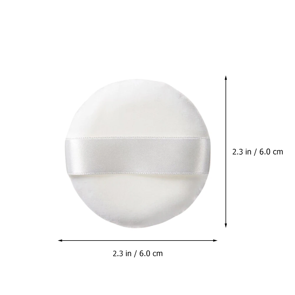 

10Pcs Eco-Friendly Cotton Powder Puff Makeup Applicators for Flawless Skin