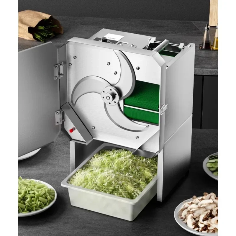 Scallion cutter, small commercial coriander chives millet spicy electric multi-functional slicing machine