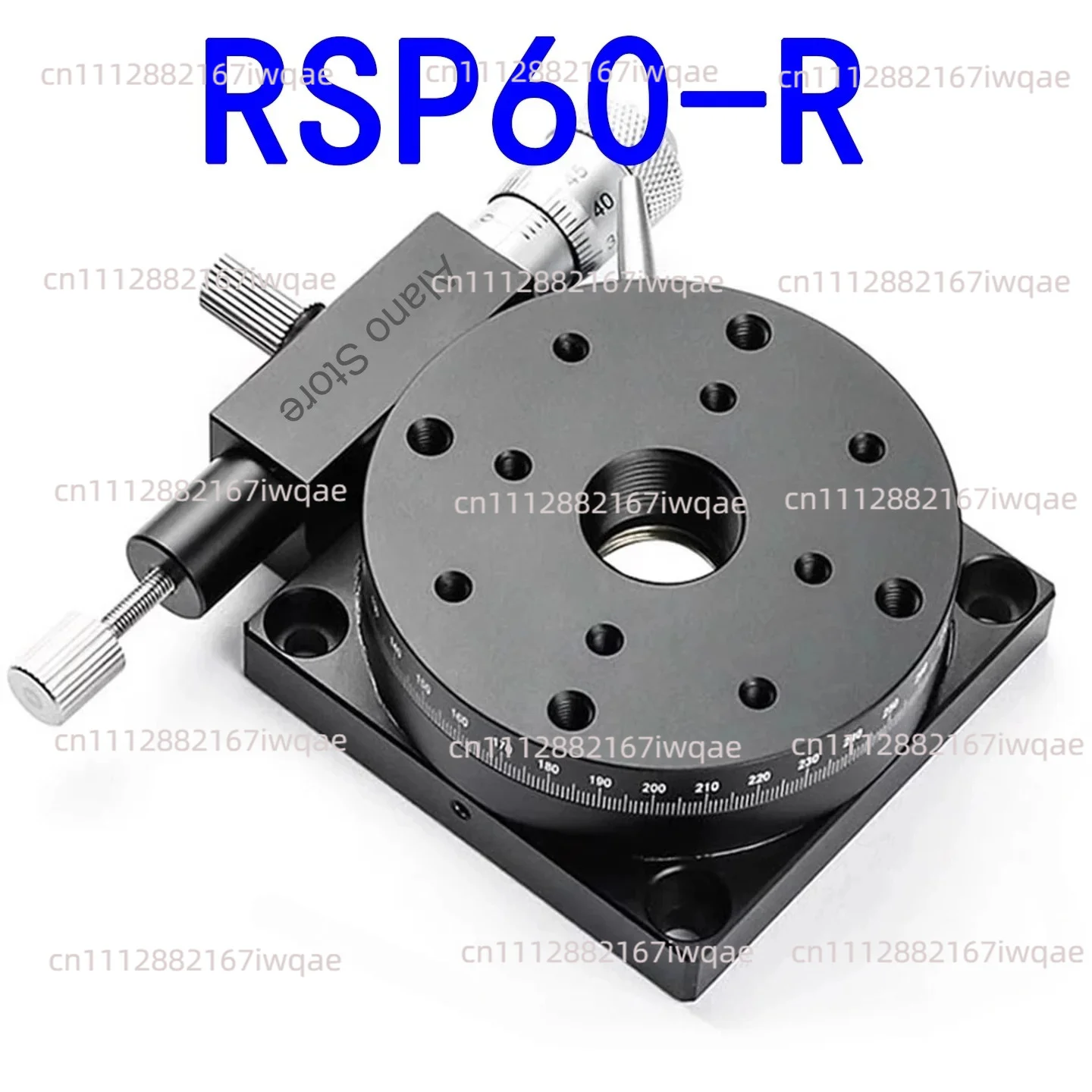 R-axis Rotary Sliding Table Manual Adjustment Of Displacement Platform 360º Fine Adjustment Of Angle Indexing Plate RS40 RS60