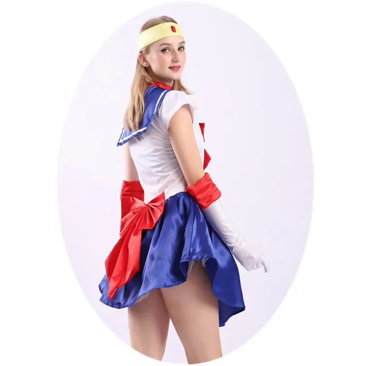 Marinheiro japonês lua traje cosplay para adulto