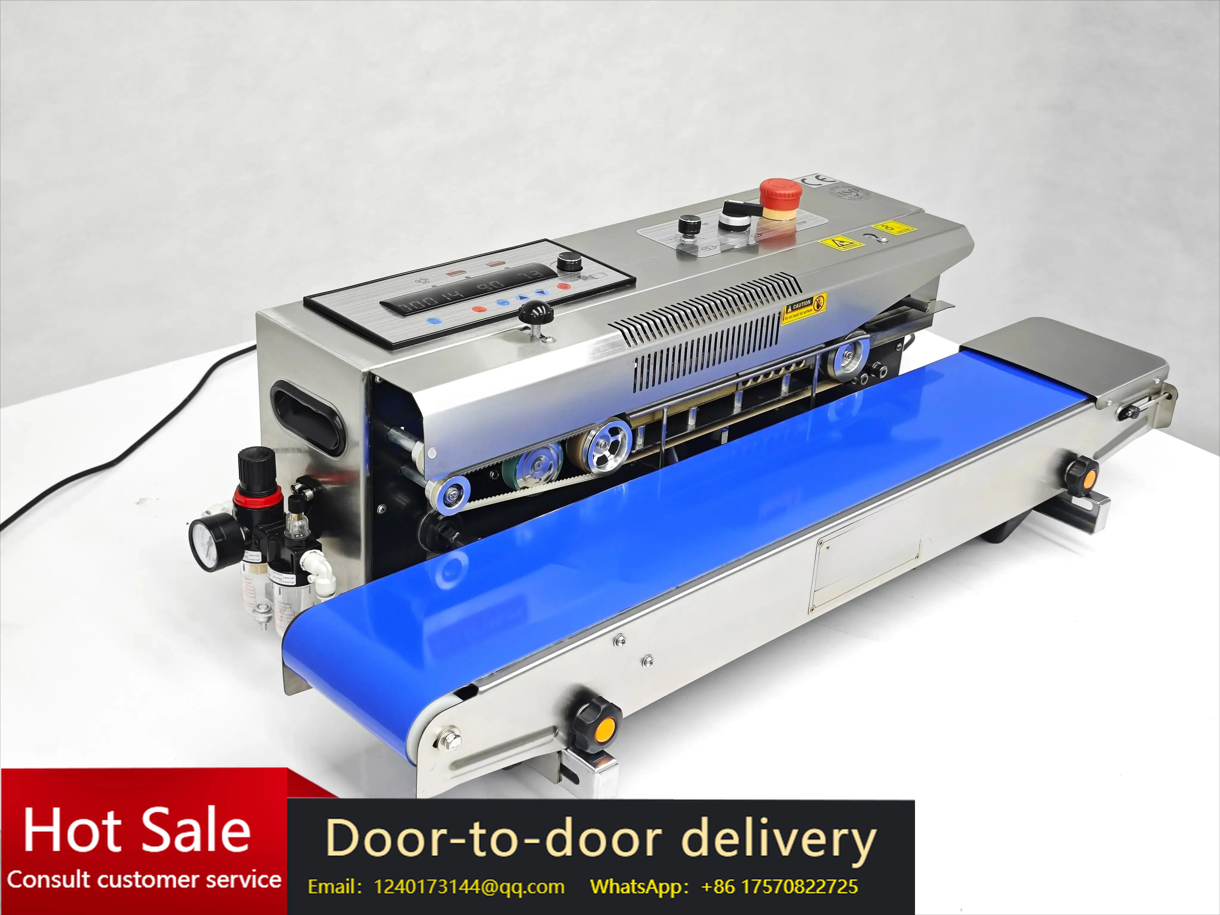 

FRQM-980CD Continuous Band Sealer, Nitrogen Flushing Filling and Sealing Machine for Food