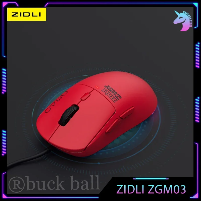 

ZIDLI ZGM03 Gamer Mouse Lightweight Wired Mouses 6000DPI Portable Mouse Esports Rgb Backlit Gaming Mouse For Pc Laptop Mac Gifts