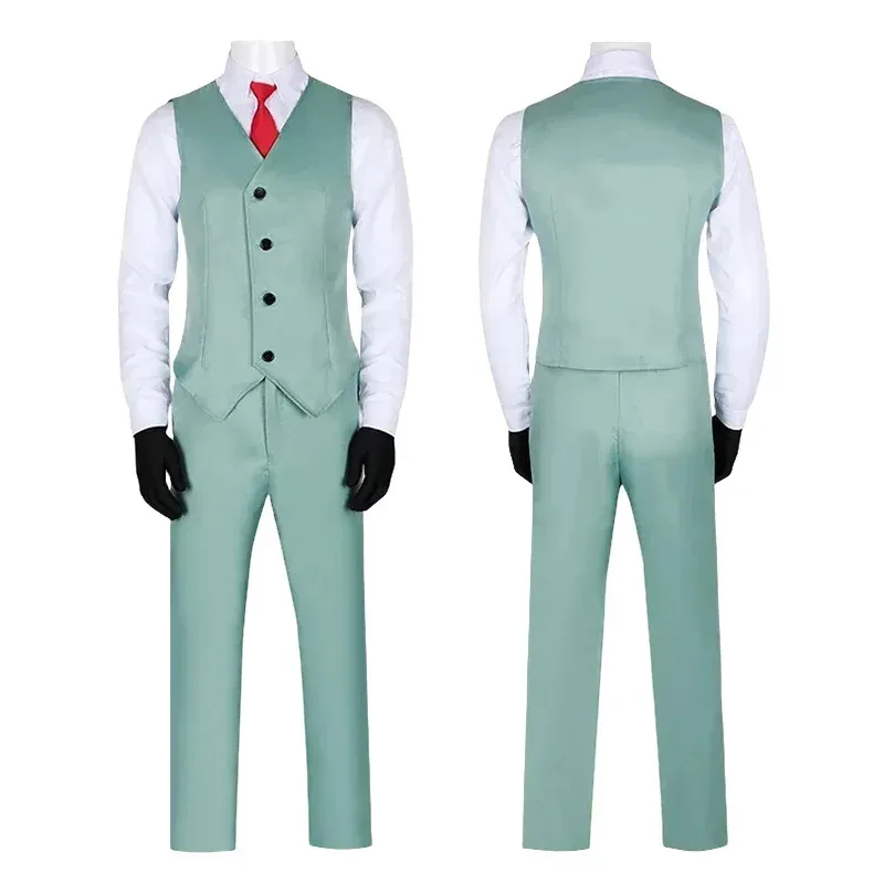 Wat99 Loid Forger أنيمي جاسوس X الأسرة تأثيري الشفق ملابس شعر مستعار قبعة هالوين عيد الميلاد زي ل 2025 جديد