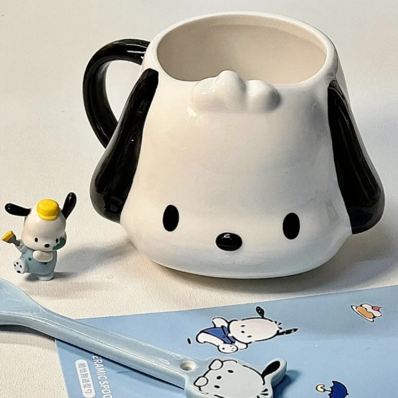 

Cute Cartoon Ceramic Mug, Embossed, Durable Hand-painted Milk Mug for Home Use, Creative Office Coffee Mug, Must-haves for Girls