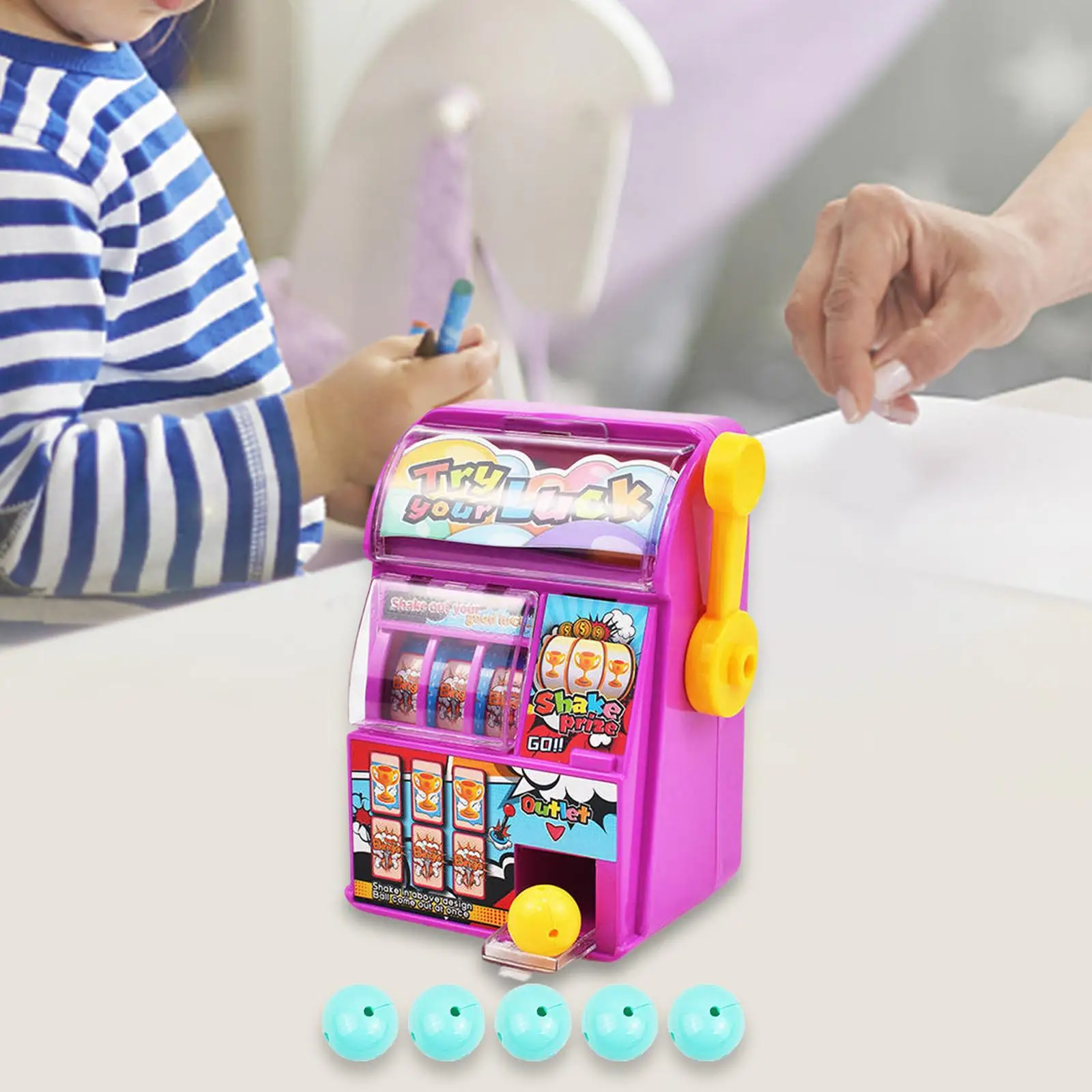 لعبة آلة الفتحة الإلكترونية هدية فتحة آلة محظوظة للأطفال والكبار والأطفال