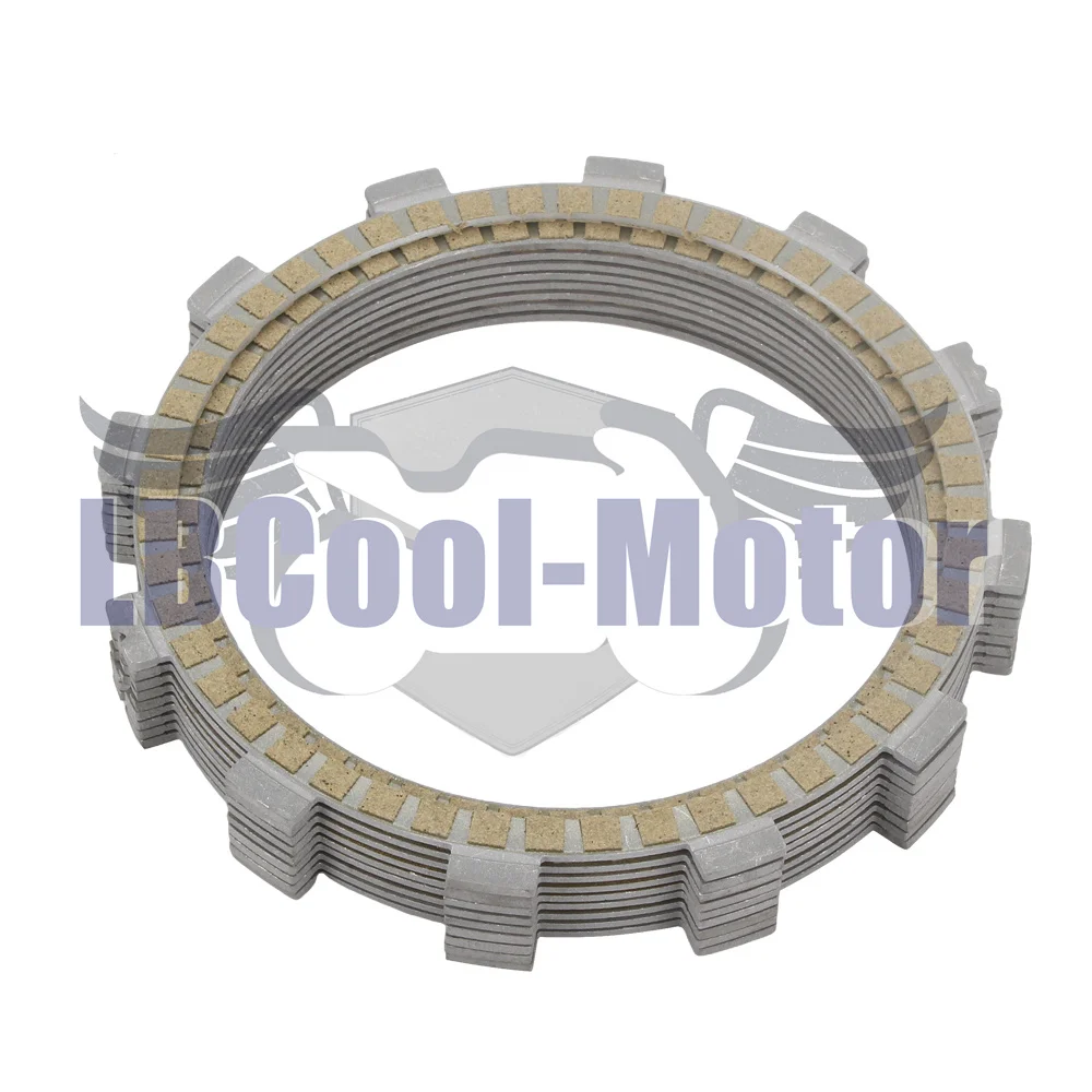 Clutch Friction Steel Plates Discs Set For YAMAHA XV1600 1999-2007 XV1700 2004-2012 MT-01 2005-2009 2006 2007 - view 3