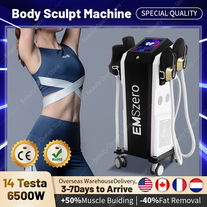 

DLS-EMSzero Sculpt Body Machine EMS 6500W 200Hz Nova RF EMSzero Electromagnetic Muscle Stimulate Slimming Device Salon