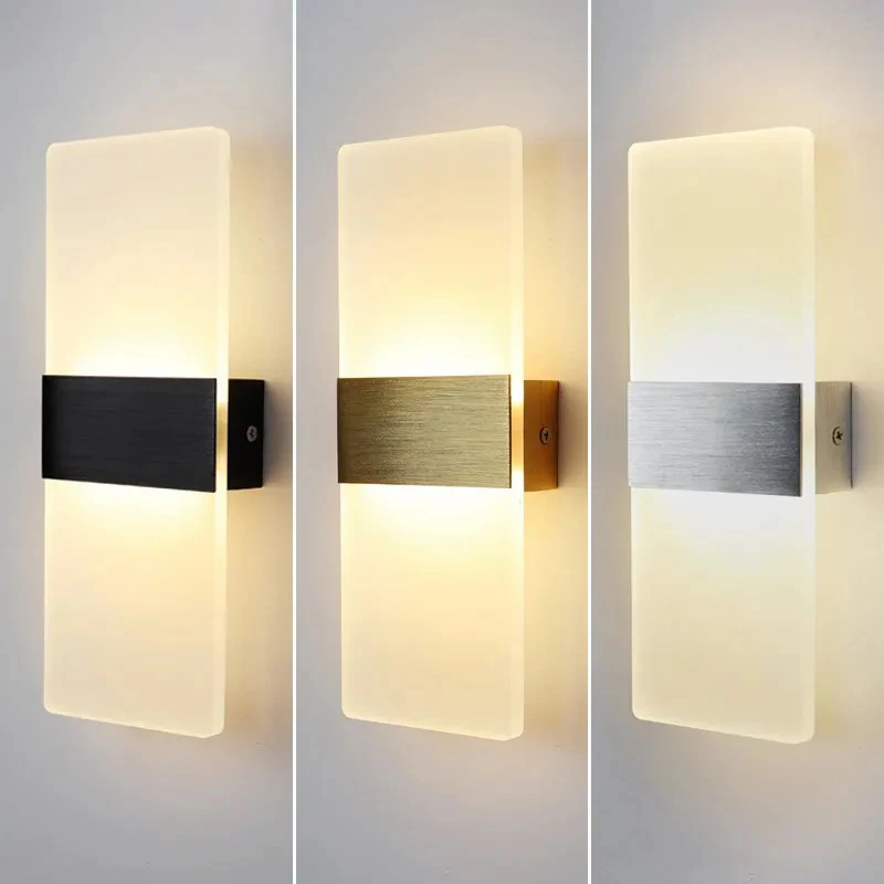 

6W 10W Acrylic Indoor Wall Lamp LED Wall Light Bedroom Living Room Balcony Aisle Bedside Lights Modern Nordic Lamps AC85-265V