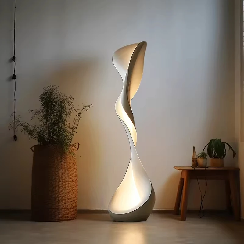 High-End Shaped Fiberglass Contemporary Modern Sculpture Lighting Furniture Eco-Friendly Durable Easy Bedroom Kitchen Hotel
