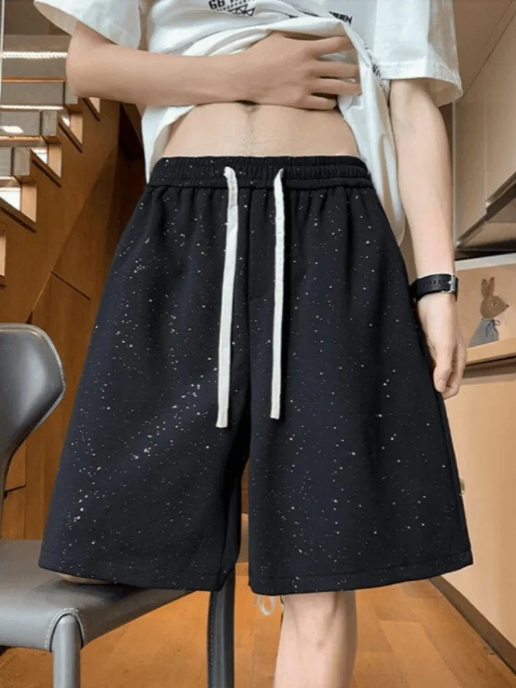 Summer New Heavy Industry Gypsy Sequined Shorts Fashion Trendy Mens Sunshine Teen Boys Loose Casual Fashion Versatile Shorts