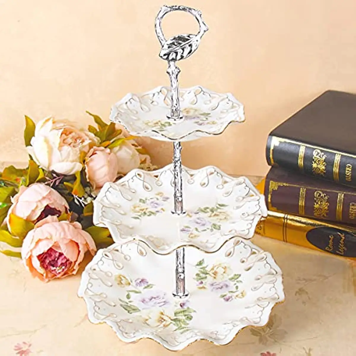 New Metal Stand DIY Three-Layer Fruit Plate Frame Stand Snack Stand for Resin Mold Art Supplies