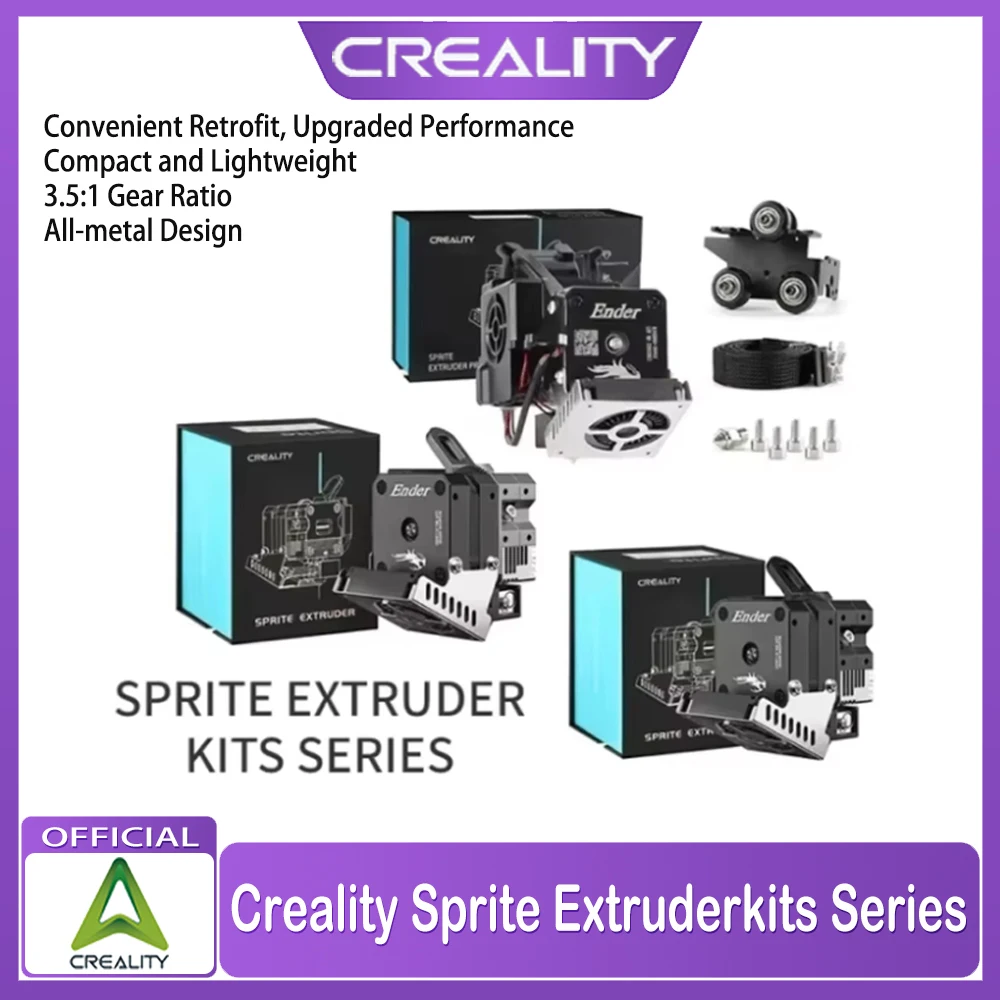 Creality Sprite Extruder Pro Kit 300℃ or 260℃ Single Extruder High Temperature Printing Convenien3 Max official 3D Printer Parts