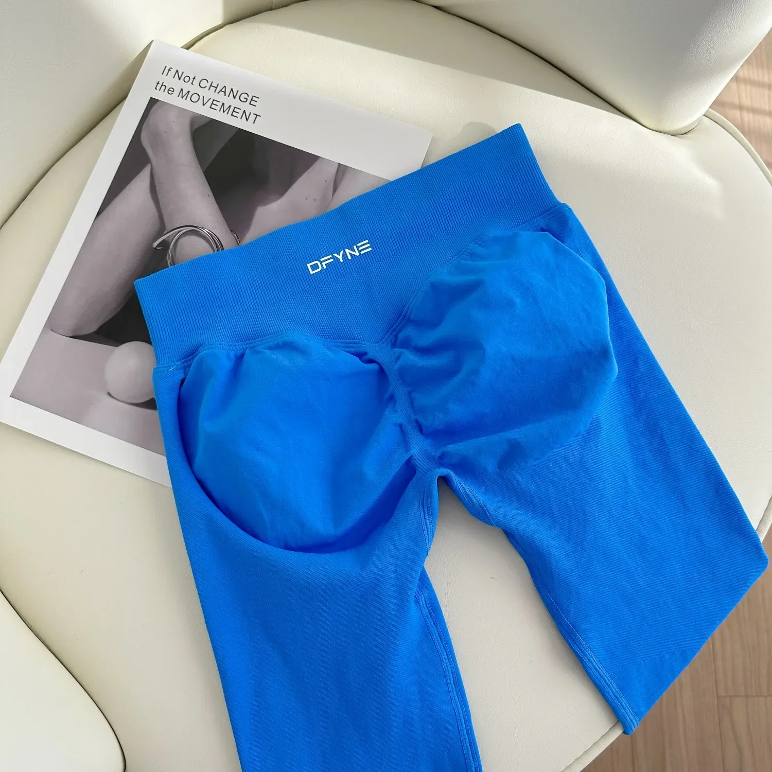 Ударные леггинсы для женщин, бесшовные леггинсы для йоги, спортивные штаны в тренажерном зале с низкой ребристой лентой, эластичные колготки для фитнеса