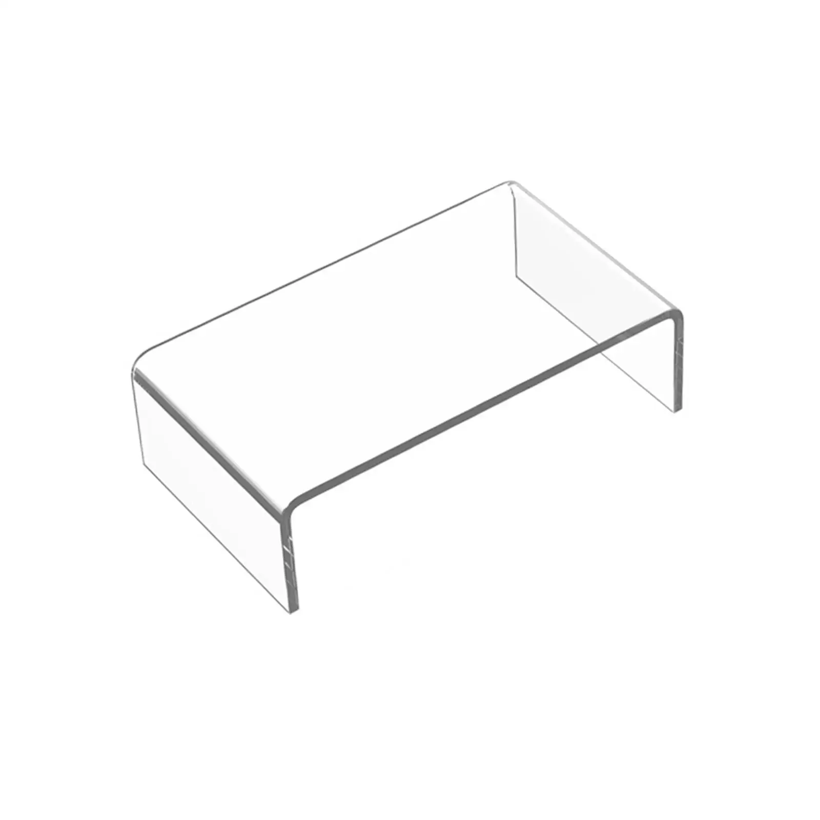 Laptop Desktop Stand Riser Laptop Rack Clear Lightweight Display Riser Showcase Fixtures Laptop Stand Holder for Travel Lap Home