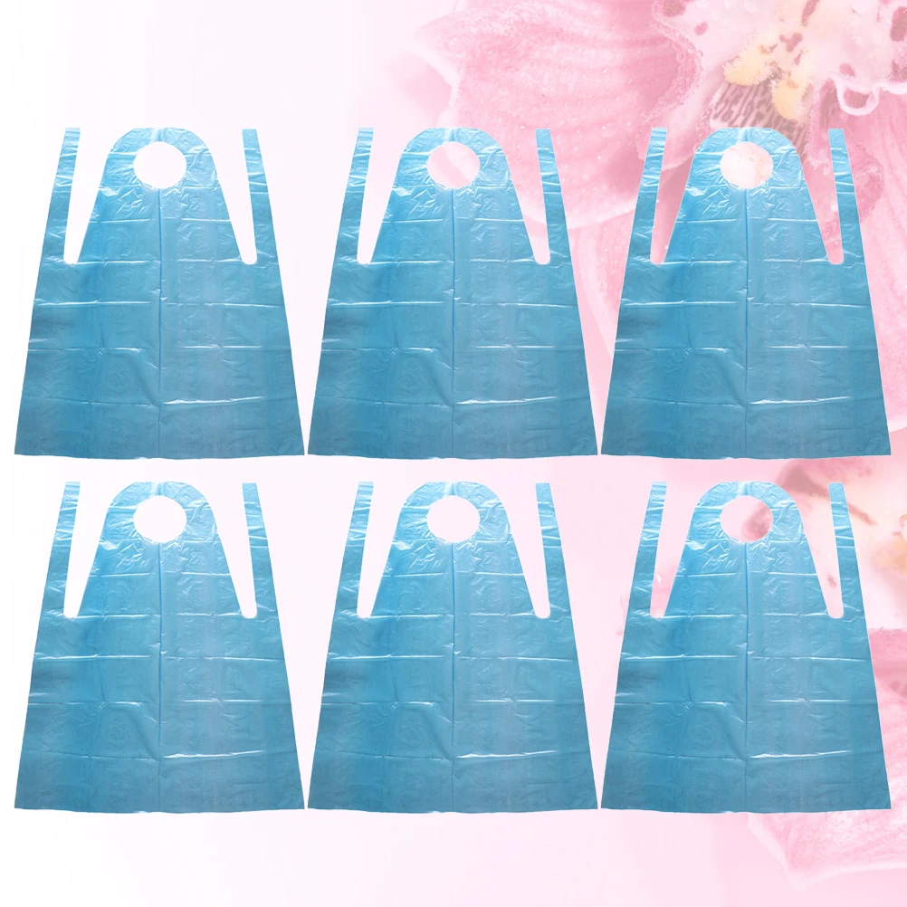 

20Pcs Waterproof Disposable Sleeveless Apron for Kitchen Barbecue Serving Housework Plastic Long Lasting Home Use