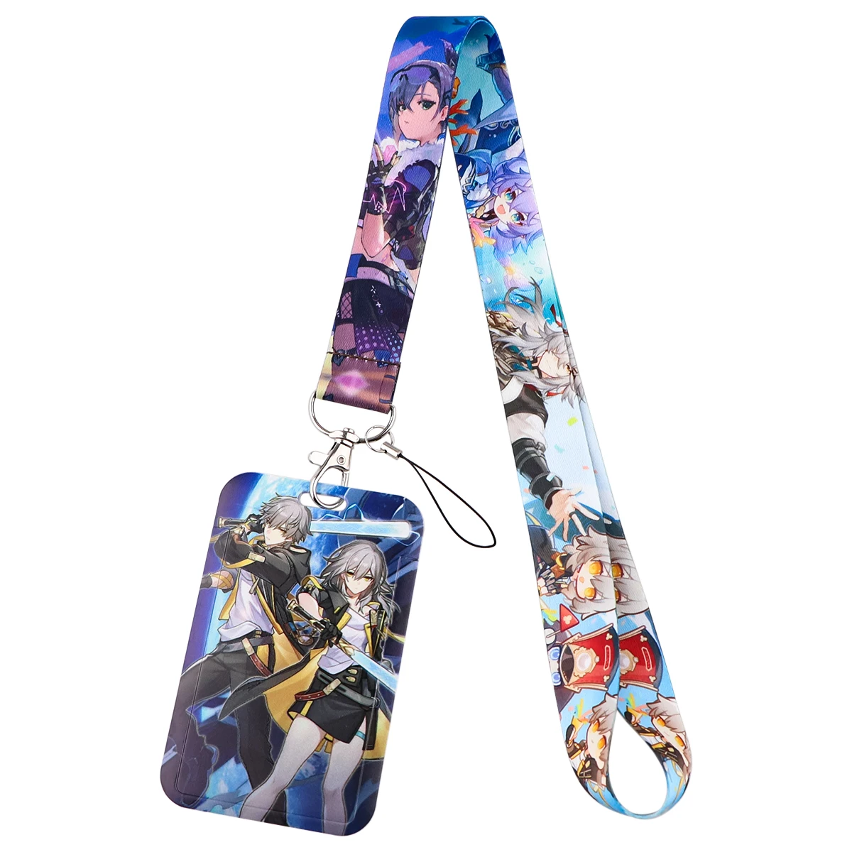 Game Honkai: Star Rail Lanyard for Key Neck Strap ID Badge Holder Keychain Men Women Key Holder Hang Rope Keyrings Accessories