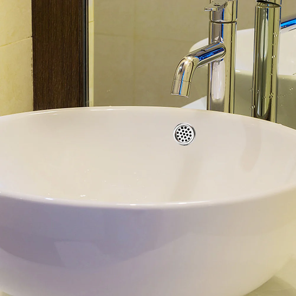 

15pcs Basin Overflow Covers Sink Overflow Caps Round Hole Cover For Bathroom Sink Hole Rings Easy Install No Tools Durable