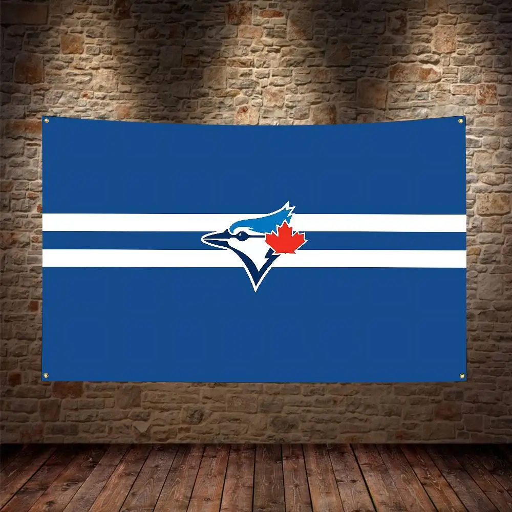 أعلام تورونتو بلو جي جايز ديكور الغرفة ديكورات خارجية عناصر شخصية أعلام لغرف النوم والمنزل المضحك #3