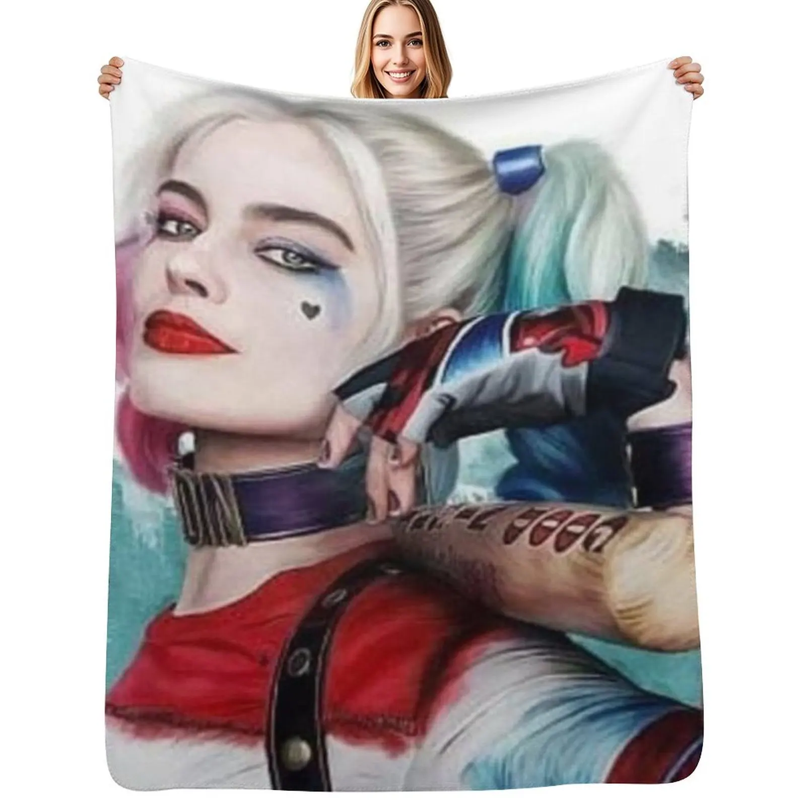 

Margot robbie Throw Blanket Soft Solid Color Blanket for Couch Bed