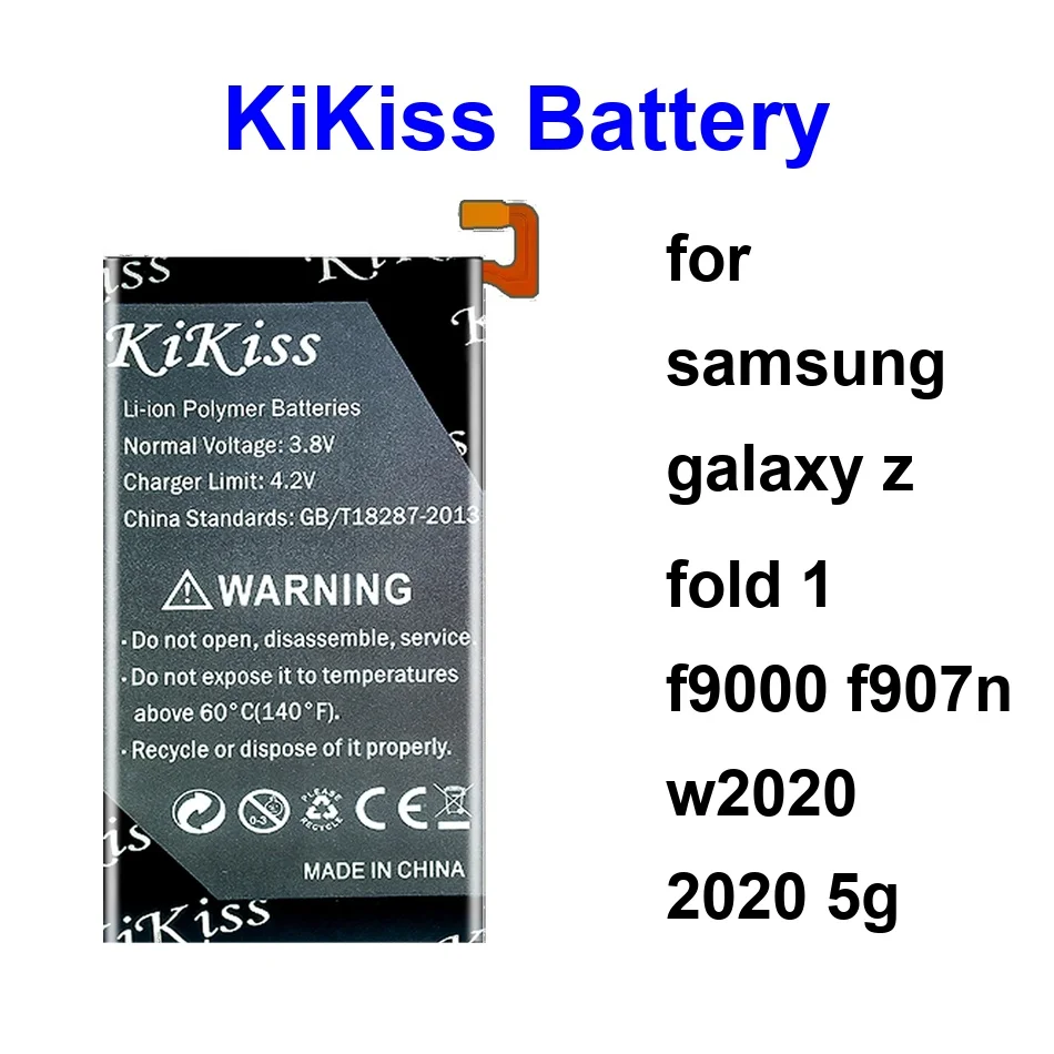 

Battery EB-BF907ABA EB-BF907ABA+EB-BF901ABA EB-BF901ABA 2600Mah For Samsung Galaxy Z Fold 1 F9000 F907n W2020 2020 5G