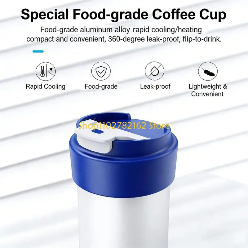 

547B Mini Automotive Cup Temperature Adjuster With Low Noise Operation LED Display