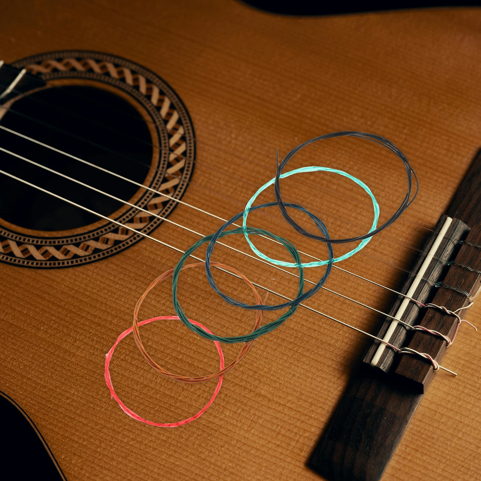 

Acoustic Guitar Accessories Kit Strings Musical Equipment Parts Instrument Spare