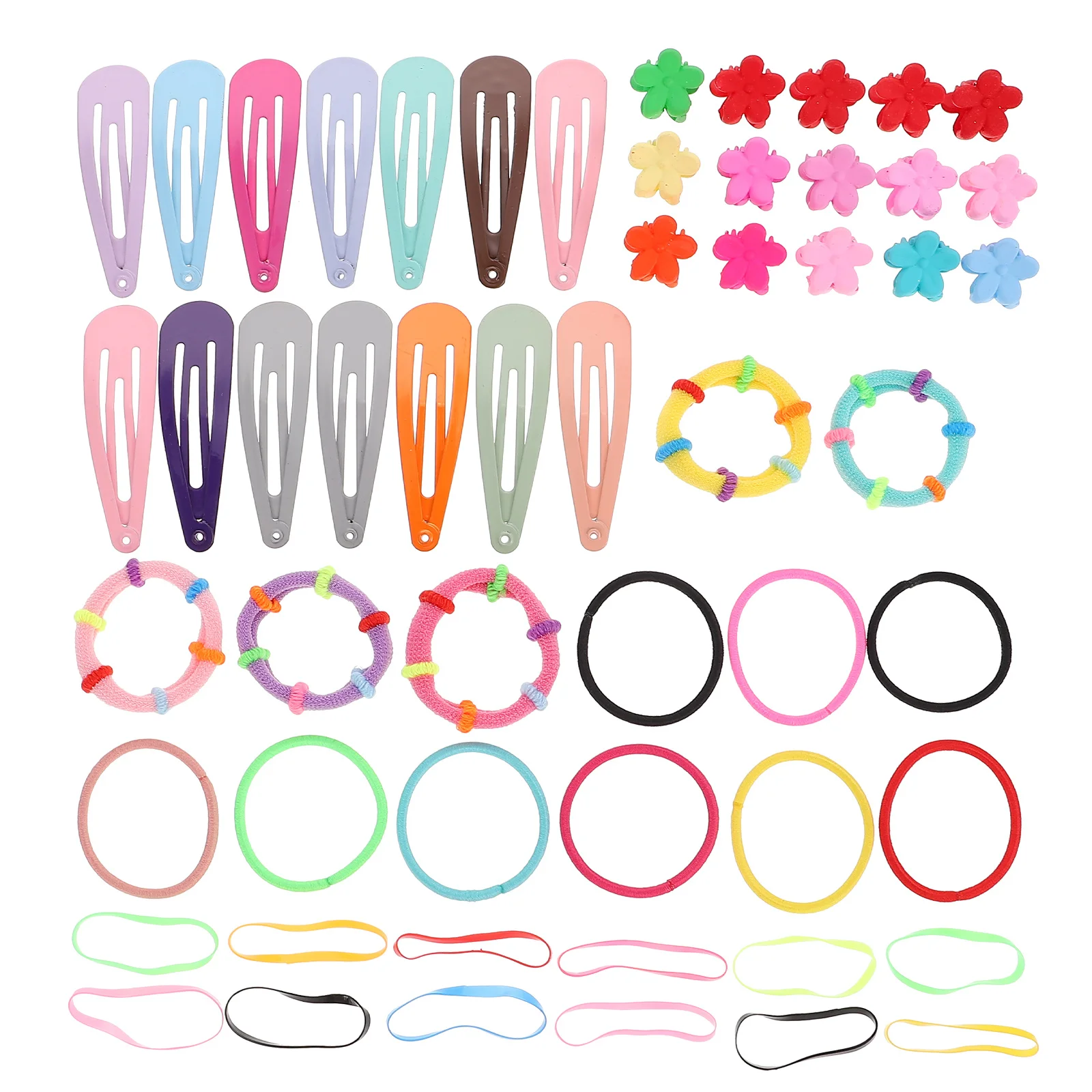 

1 set 1 Set Accessories Lovely Clips Rope Hair Claws Colorful Stretchable Hair Organizers For Birthday Christmas