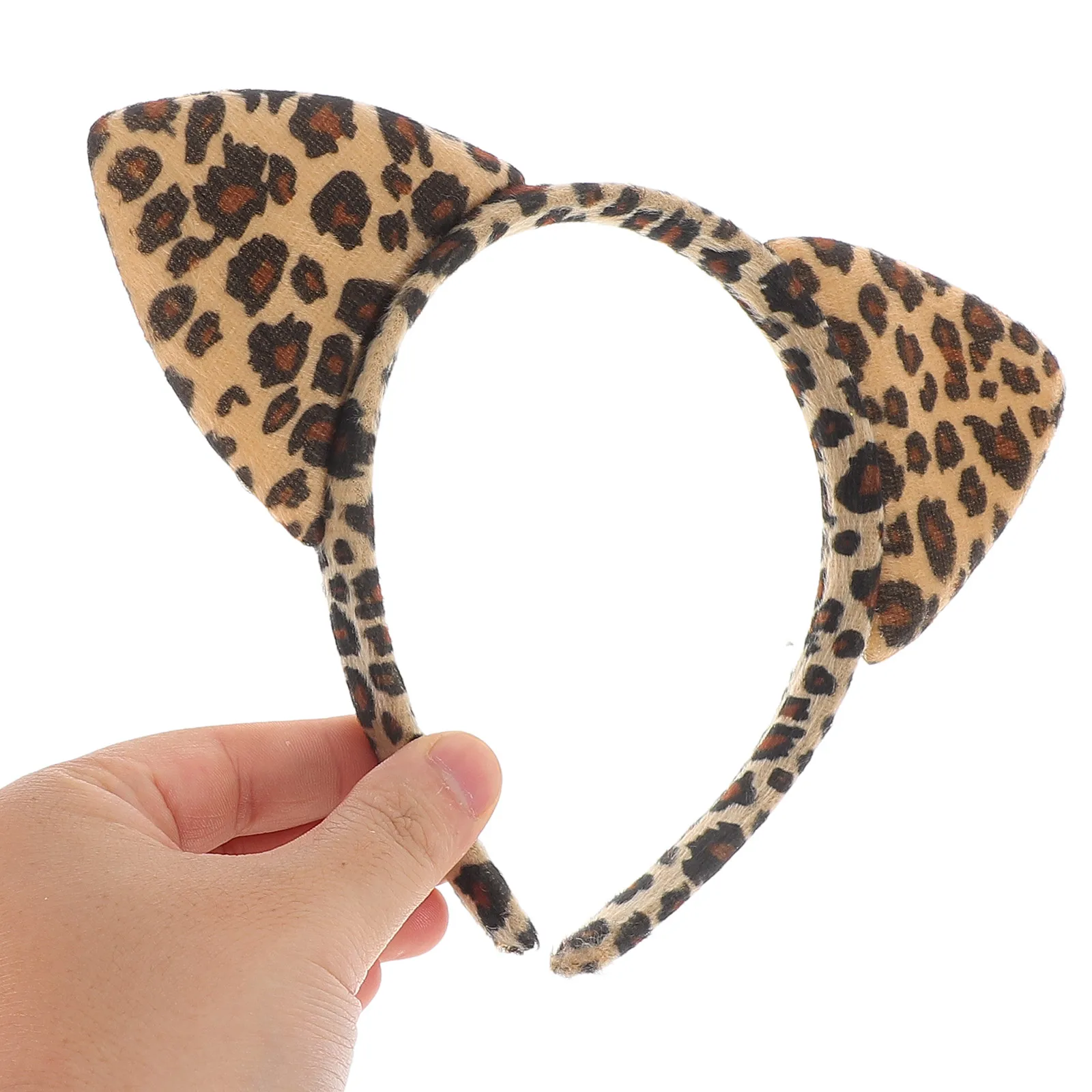 3Pcs 어린이 고양이 귀 머리띠 나비 넥타이 꼬리 세트 파티 코스프레 의상 (인쇄)