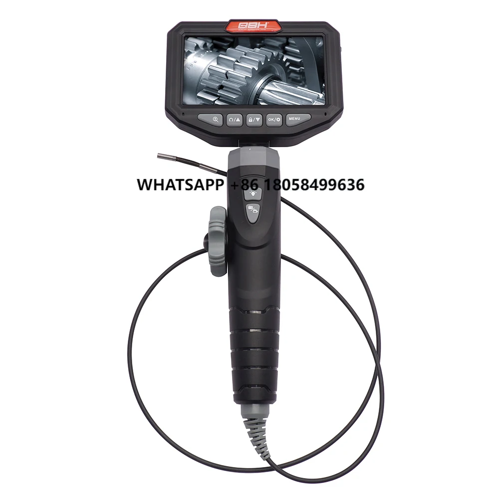 

2-way Articulating Inspection 4.9mm Endoscope 1m Industrial Endoscope With 5 inches IPS Screen