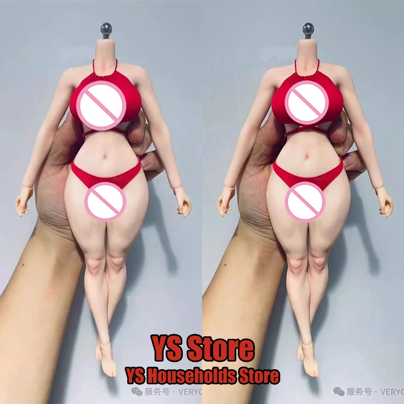 

VERYCOOL VCD-03 1/6 Plump Chest Fatty Leg Seamless Silicone Body Movable Model Toys Accessory For 12inch Female Action Figure