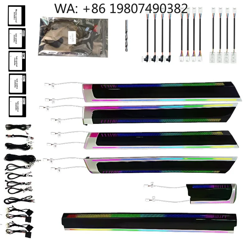 RGB Dynamic Symphony Atmosphere Light Strip 2010-2017 Car Interior Trim Modification Decor Upgrade Accessories