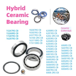 1PCS 18307 16287 17287 24377 6800 6900 6804 Hybrid Ceramic Bearing ABEC-9 Si3N4 2RS Bike Bottom Bracket MTB Road Ball Bearing