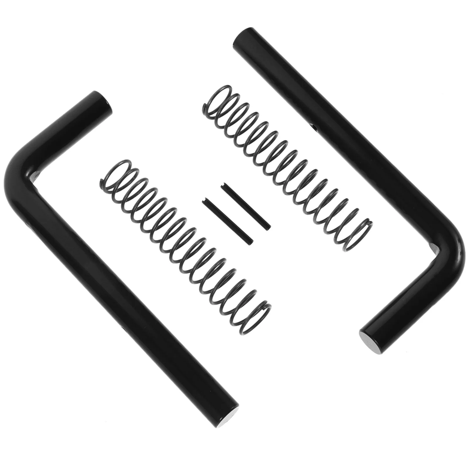 

1Set Trailer Gate Spring Latch Kit Heavy Duty Metal Utility Trailer Ramp Lift Gate Latch Spring Loaded Secure Lock Replacement