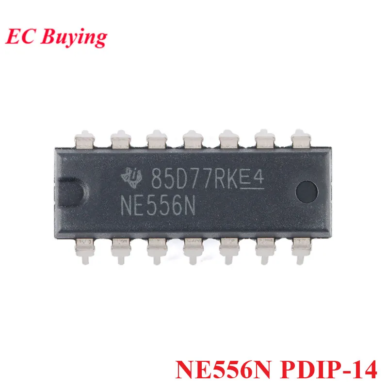 5pcs/lot NE556N DIP14 NE556 DIP 556N DIP-14 SMD NE556DR Chip Timer SOP-14 SOP14