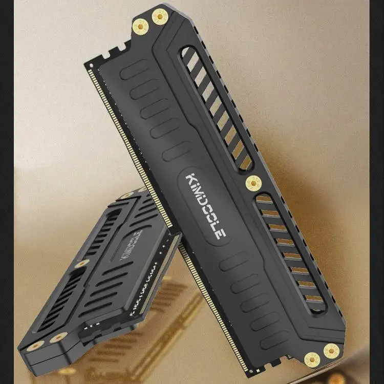 

Kimdoole Aluminum Alloy Memory RAM Cooler Cooling DDR4/DDR5 Heatsink Cooling Vest for PC RAM PC Game Overclock Cooler for Ram