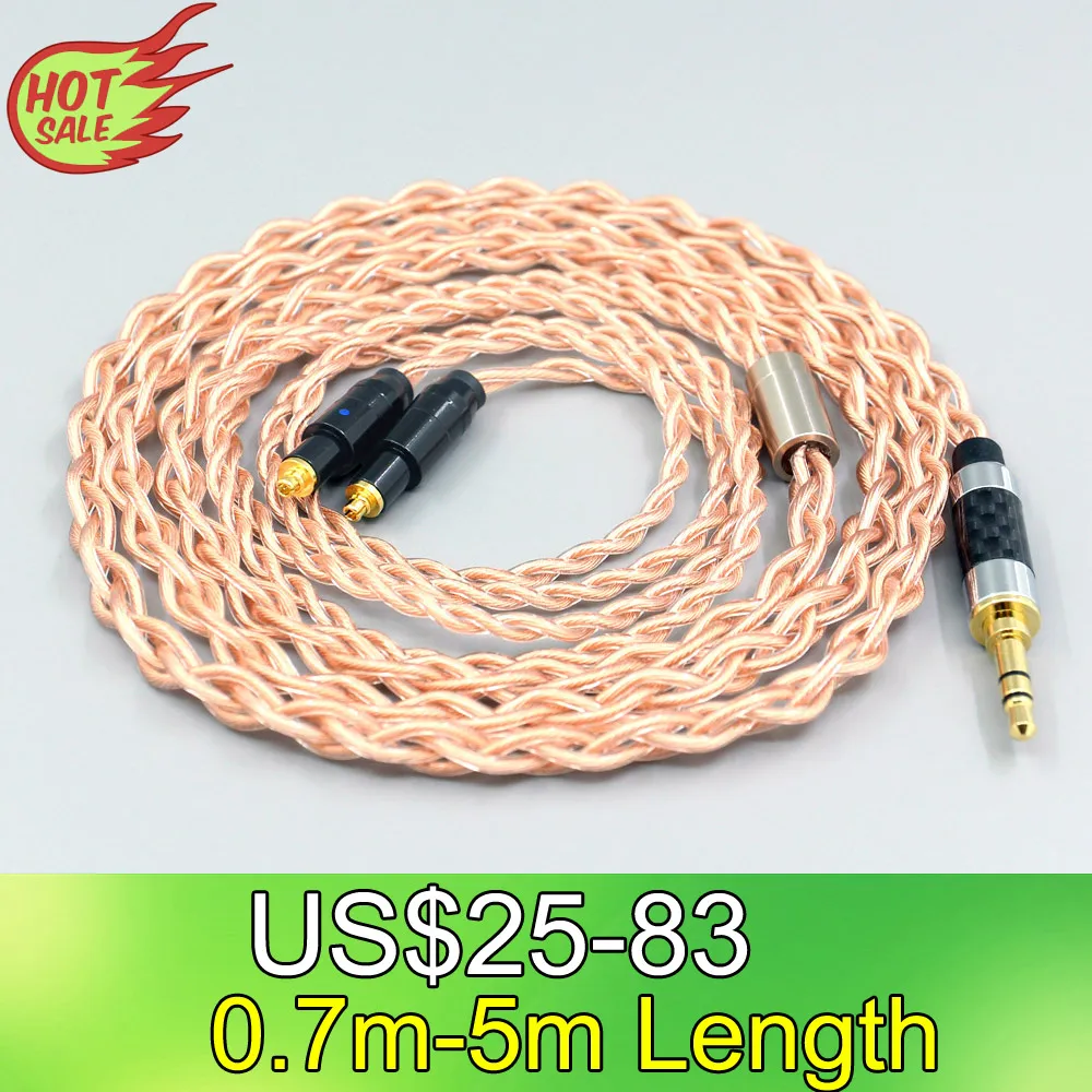 4 Core 1.7mm Litz HiFi-OFC Earphone Braided Cable For Shure SRH1540 SRH1840 SRH1440 Earphone headset LN008074