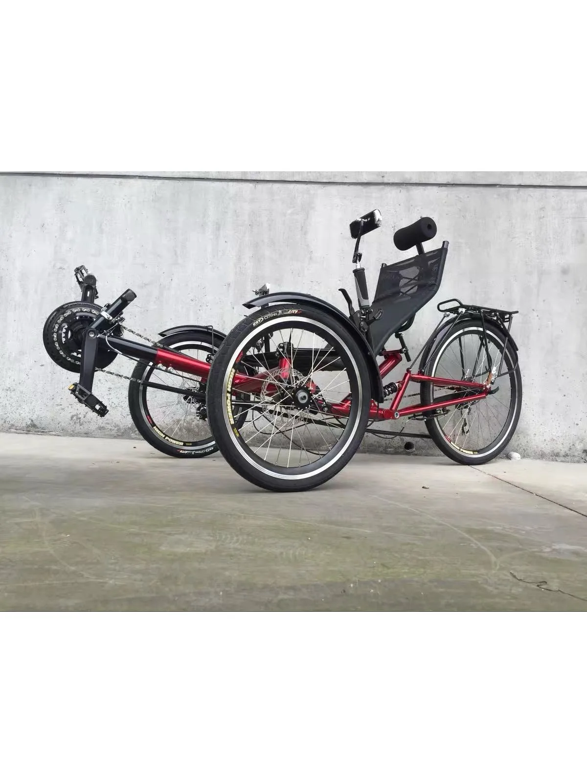 AliExpress NONE 26 Inch Electric Recumbent Tricycle 500W 36V Motor 3 Wheel Ebike For Adults Outdoor Sports Cruising Electric Trike Bicycle