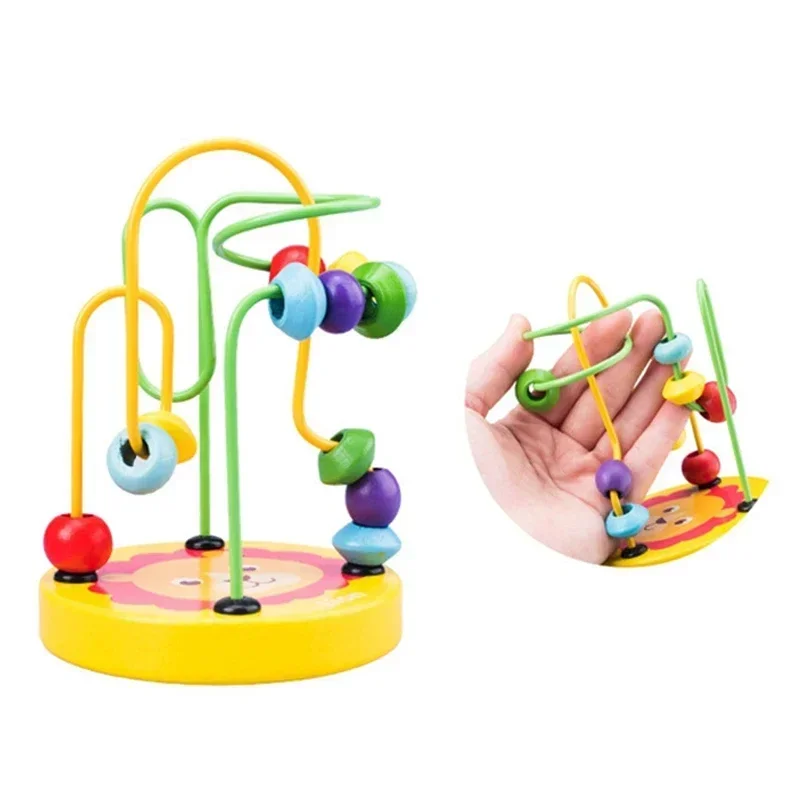 Montessori Baby Toys Wooden Roller Coaster Bead Maze Toddler Early Learning Educational Puzzle Math Toy for Children 2024 Toys