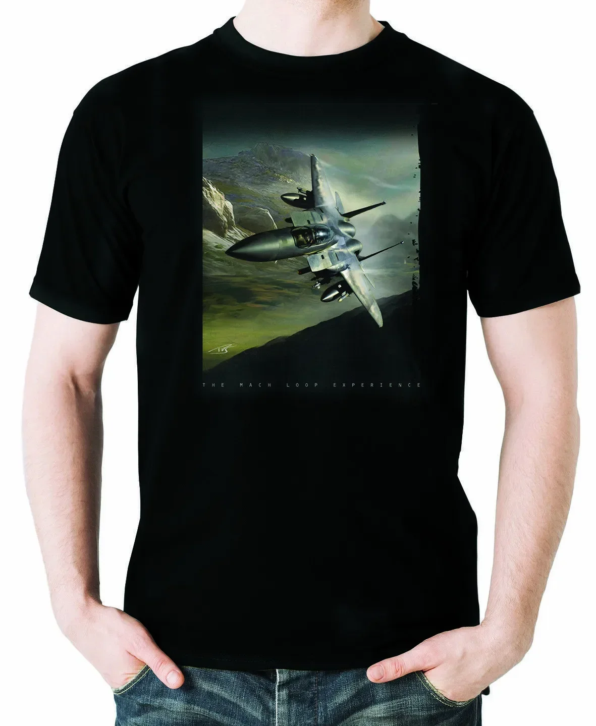 

Mach Loop Shuttling F15 Eagle Fighter Aviation T-Shirt 100% Cotton O-Neck Summer Short Sleeve Casual Mens T-shirt Size S-3XL