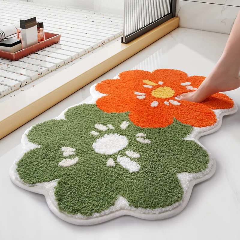 Bathroom Flocking Non-Slip Absorbent Diatom Mud Carpet