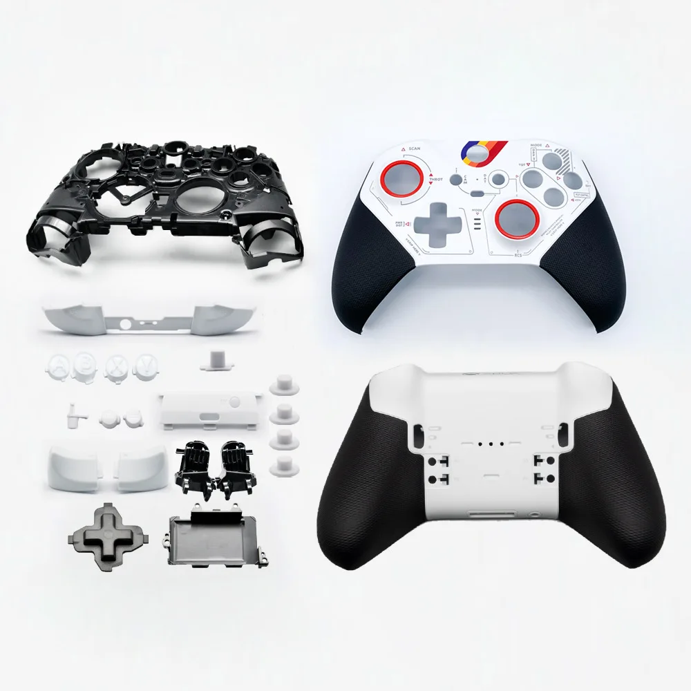 

Комплект накладок и кнопок для контроллера Xbox Elite Series 2: лицевые панели, кнопки, бамперы, ручки, стики, игровые аксессуары