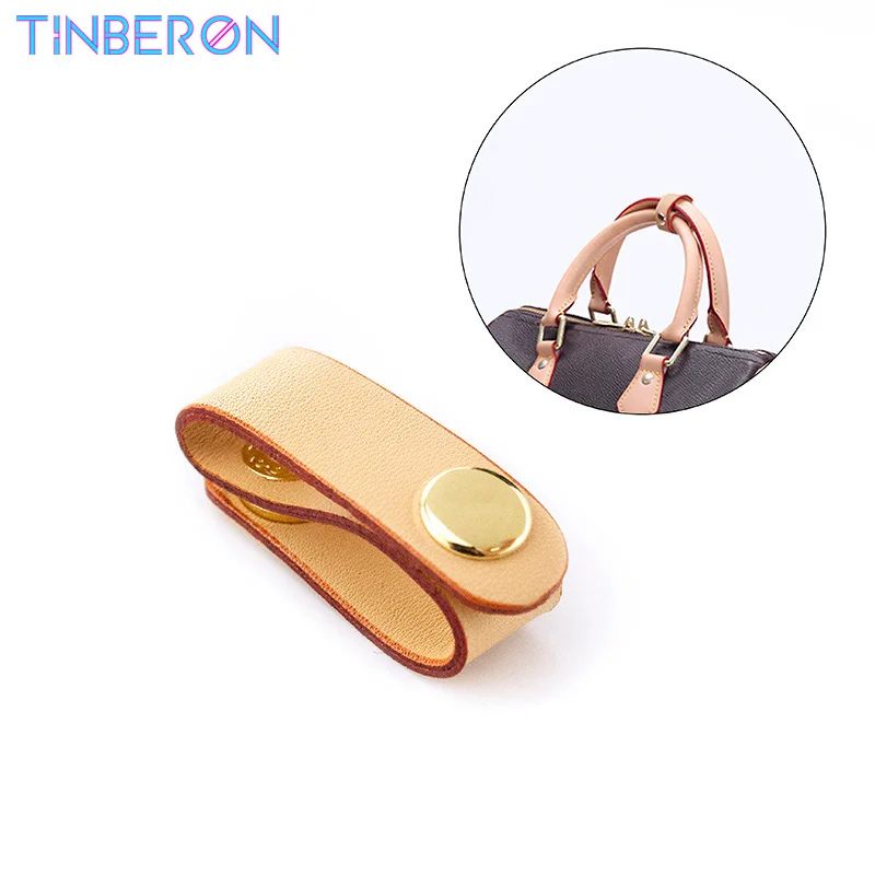 Bag Handle Strap Fixed Hook Ring TINBERON Vegetable Tanned Leather Fixing Buckle Bag Accessories High Quality Strap Fixed Buckle