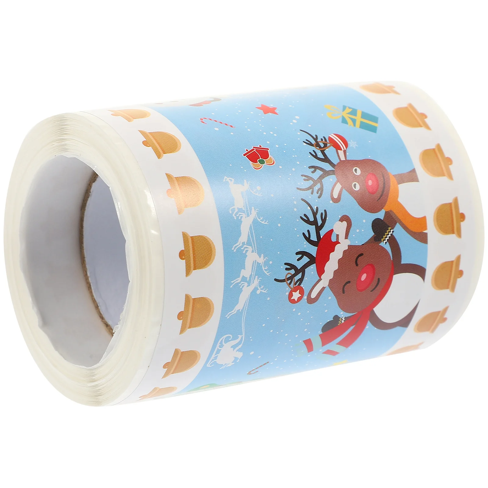 1 Roll Christmas Border Sticker for Classroom Wall Decoration Cartoon Bulletin Board Trim DIY Festive Supply Adorable