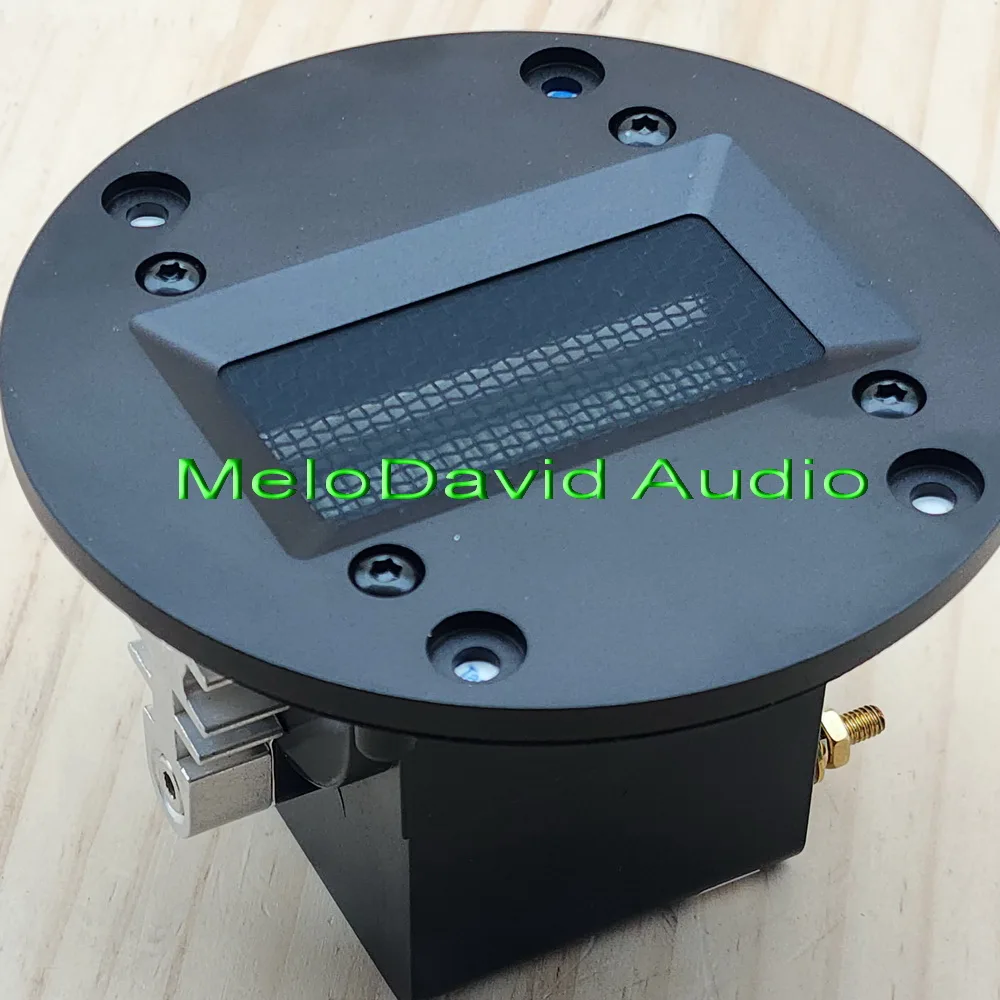 Paarweise 2 Stück MeloDavid RB110NEO Echtaluminium-Bändchenhochtöner mit Neodym 110mm Frontplatte – Detail 5